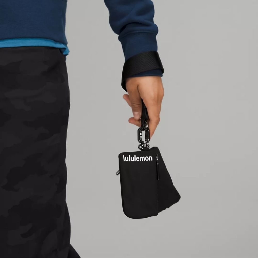 lululemon athletica Black Wristlet Bag